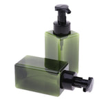 Maxbell Maxbell Empty Plastic Square Pump Bottle Jar Foam Dispenser for Liquid Lotion Green