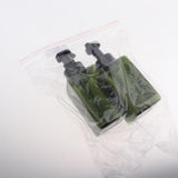 Maxbell Maxbell Empty Plastic Square Pump Bottle Jar Foam Dispenser for Liquid Lotion Green
