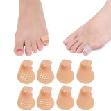 Maxbell Maxbell 2Pair Little Toe Bunion Protector Small Toe Gel Guard Separator With Hole