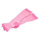 Maxbell Maxbell 1 Pair Women Open Toe Compression Socks Sleeves For Sports Running Pink