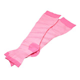 Maxbell Maxbell 1 Pair Women Open Toe Compression Socks Sleeves For Sports Running Pink