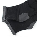 Maxbell Maxbell 1 Pair Women Open Toe Compression Socks Sleeves For Sports Running Black