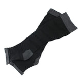 Maxbell Maxbell 1 Pair Women Open Toe Compression Socks Sleeves For Sports Running Black