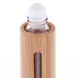 Maxbell Maxbell 10ML Bamboo Roller Bottles Roll On Bottles for Essential Oil Glass Bead Head