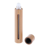 Maxbell Maxbell 10ML Bamboo Roller Bottles Roll On Bottles for Essential Oil Glass Bead Head