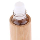 Maxbell Maxbell Natural Bamboo Refillable Empty Essential Oil Makeup Roll on Bottle 15 ml