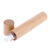 Maxbell Maxbell Natural Bamboo Refillable Empty Essential Oil Makeup Roll on Bottle 15 ml