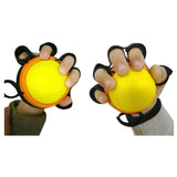 Maxbell Maxbell Portable Hand Grip Ball Finger Massage Training Stress Reliever Yellow-Kids