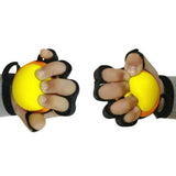 Maxbell Maxbell Portable Hand Grip Ball Finger Massage Training Stress Reliever Yellow-Kids