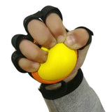 Maxbell Maxbell Portable Hand Grip Ball Finger Massage Training Stress Reliever Yellow-Kids