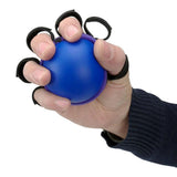 Maxbell Maxbell Portable Hand Grip Ball Finger Massage Training Stress Reliever Blue-Adults