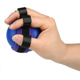 Maxbell Maxbell Portable Hand Grip Ball Finger Massage Training Stress Reliever Blue-Adults
