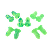 Maxbell Maxbell 5 Pairs Soft Foam Ear Plugs Tapered Travel Sleep Noise Prevention Green