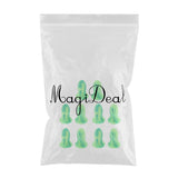 Maxbell Maxbell 5 Pairs Soft Foam Ear Plugs Tapered Travel Sleep Noise Prevention Green