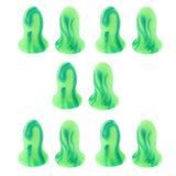 Maxbell Maxbell 5 Pairs Soft Foam Ear Plugs Tapered Travel Sleep Noise Prevention Green