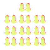 Maxbell Maxbell 10 Pairs Soft Foam Ear Plugs Tapered Travel Sleep Noise Prevention Yellow