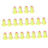 Maxbell Maxbell 10 Pairs Soft Foam Ear Plugs Tapered Travel Sleep Noise Prevention Yellow