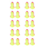 Maxbell Maxbell 10 Pairs Soft Foam Ear Plugs Tapered Travel Sleep Noise Prevention Yellow