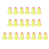 Maxbell Maxbell 10 Pairs Soft Foam Ear Plugs Tapered Travel Sleep Noise Prevention Yellow