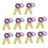 Maxbell Maxbell 10Pairs Adults Foam Sleep Ear Plugs Noise Reduction Sleeping Earplugs Yellow
