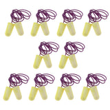 Maxbell Maxbell 10Pairs Adults Foam Sleep Ear Plugs Noise Reduction Sleeping Earplugs Yellow