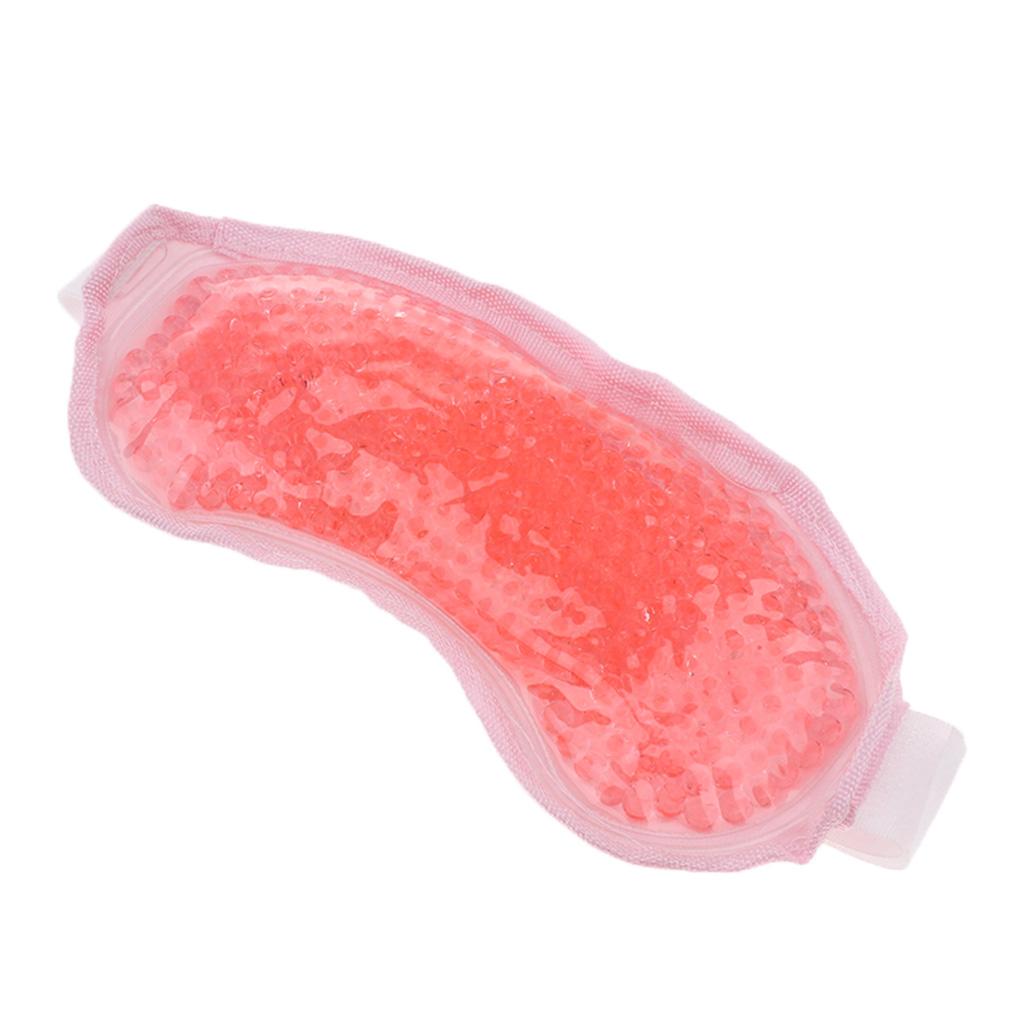 Maxbell Maxbell Hot Cold Therapy Ice Eye Mask Blindfold fo Eye Puffiness Dark Circle Pink