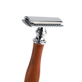 Maxbell 2 Pieces Classic Double Edge Safety Razor Vintage Shaver Aluminium Alloy