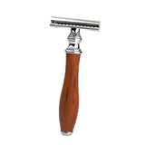 Maxbell 2 Pieces Classic Double Edge Safety Razor Vintage Shaver Aluminium Alloy