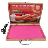 2Pcs Spa Hot Stones Massager Heater Kit for Energy Massage Stone US Plug