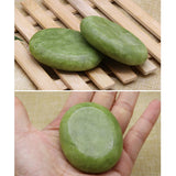 Maxbell Maxbell Natural Jade Hot Massage Stone for Facial Body Hot Stone Spa Massage 5 x 6cm