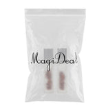 Maxbell Maxbell 2Pcs Empty 10ML Frosted Glass Essential Oil Roller Bottle Red Jasper