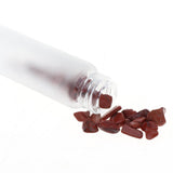 Maxbell Maxbell 2Pcs Empty 10ML Frosted Glass Essential Oil Roller Bottle Red Jasper