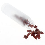 Maxbell Maxbell 2Pcs Empty 10ML Frosted Glass Essential Oil Roller Bottle Red Jasper