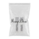 Maxbell Maxbell 2X 10ml Empty Frosted Glass Perfume Roller Ball Bottles Blue-veined
