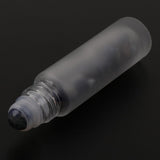 Maxbell Maxbell 2X 10ml Empty Frosted Glass Perfume Roller Ball Bottles Blue-veined