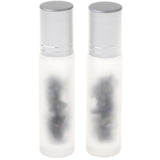 Maxbell Maxbell 2X 10ml Empty Frosted Glass Perfume Roller Ball Bottles Blue-veined