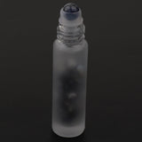 Maxbell Maxbell 2X 10ml Empty Frosted Glass Perfume Roller Ball Bottles Blue-veined