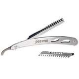 Maxbell Maxbell Safety Stainless Steel Folding Straight Razor Shaver for Men Beard Grooming