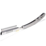 Maxbell Maxbell Safety Stainless Steel Folding Straight Razor Shaver for Men Beard Grooming