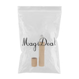 Maxbell Maxbell Bamboo Refillable Empty Essential Oil Makeup Roll on Bottle 15ml Steel