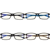 Maxbell Maxbell Ultralight Glasses Frames Blue Light Blocking Glasses Unisex Black Blue