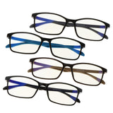 Maxbell Maxbell Ultralight Glasses Frames Blue Light Blocking Glasses Unisex Black Blue