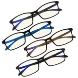 Maxbell Maxbell Ultralight Glasses Frames Blue Light Blocking Glasses Unisex Black Blue