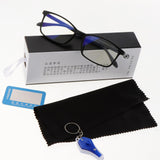 Maxbell Maxbell Ultralight Glasses Frames Blue Light Blocking Glasses Unisex brilliant Black