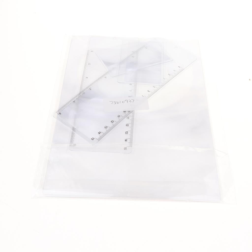 Maxbell Maxbell 6X Seniors Presbyopic Reusable Triple Full Page Magnifier Reading Magnifying