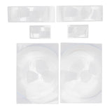 Maxbell Maxbell 6X Seniors Presbyopic Reusable Triple Full Page Magnifier Reading Magnifying