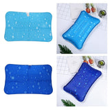Maxbell Ice Water Pillow Summer Cool Cushion for Home Car Office Travel Dark Blue