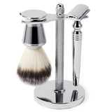 Maxbell Maxbell Classic Men's Shaving Set Safety Razor Brush Holder Shave Mug Soap Gift Kit