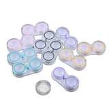Maxbell 10 Pieces Portable Contact Lens Soaking Case Container Holder Storage Box