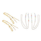 Maxbell Maxbell 2Pcs Eye Glasses Sunglass Spectacles Eyewear Chain Cord Lanyard Holder Strap